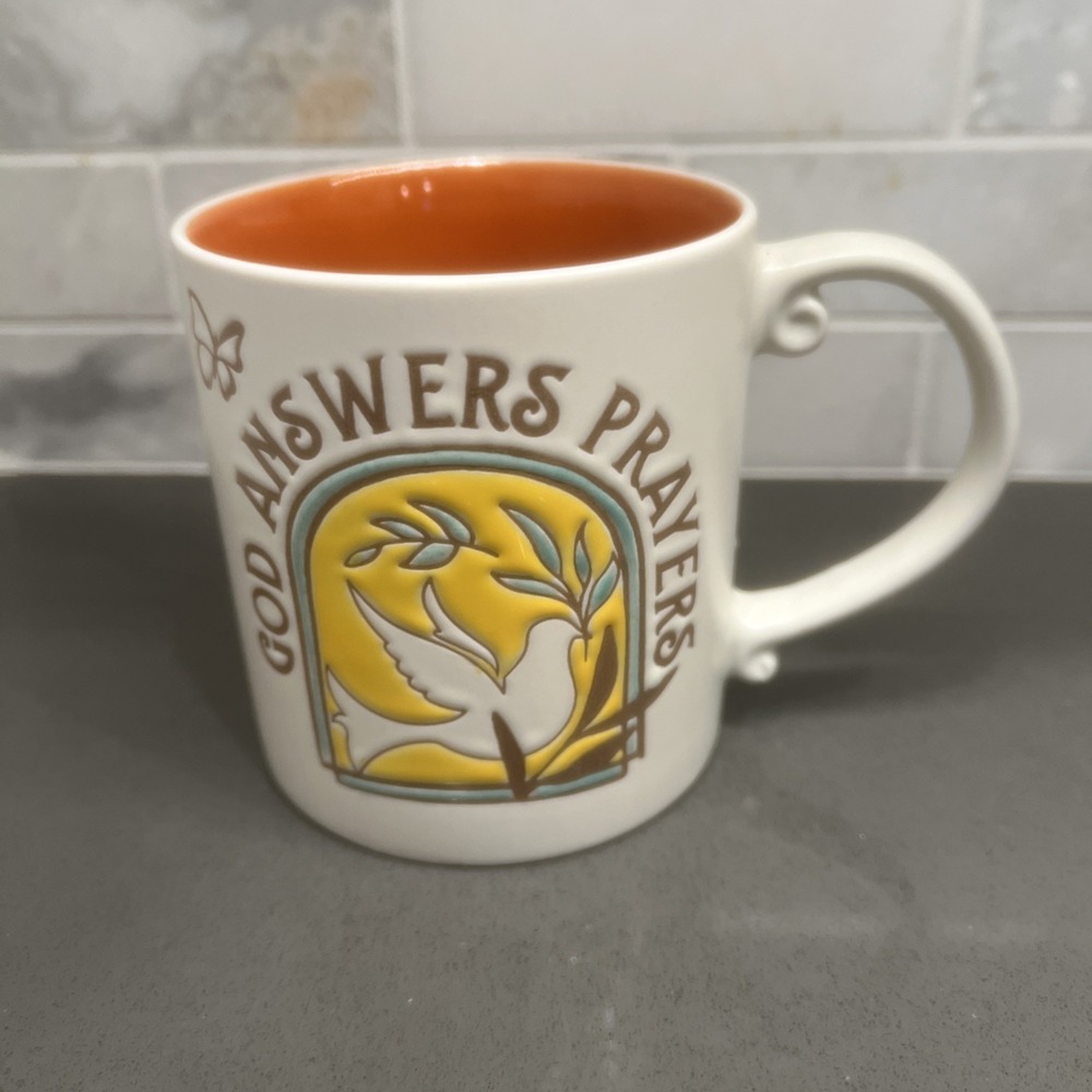 NEW-SPECTRUM DESIGNZ "God Answers Prayers" Butterfly Dove 18oz